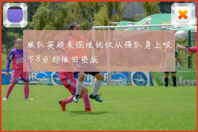 狼队英超表现堪忧仅从强队身上咬下8分却依旧垫底